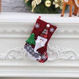 SANTA CLAUS SNOWMAN SOCKS GIFT CHRISTMAS BAG_CWMM1895