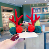 CHRISTMAS CUTE ELK HORN HAIRPIN HAIR ACCESSORIES_CWAHA3405