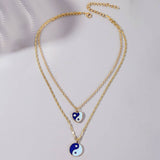 HEART CHARM LAYERED NECKLACE_CWAJE0437