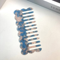 CUTE DOG WIDE TOOTH COMB COLORFUL ACETATE BRUSH_CWMM6405