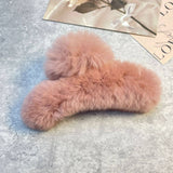 REX RABBIT FUR CLAWS ELEGANT MIXED COLOR CLIPS_CWASC1591