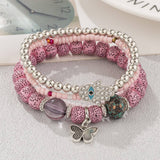 CHAIN ETHNIC STYLE MULTI LAYER RICE BEAD BRACELET_CWAHA2477