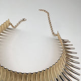 METAL FLOWER PUNK FASHION NECKLACE SET_CWMM4927