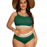PLUS SIZE BIKINI SWIMSUIT_CWMW0224