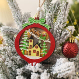 Wooden Luminous Pendant Christmas Decorations_Cwmm2935