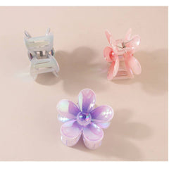 Cwaha1385_Sweet Colorful Flower Hair Claw Clip