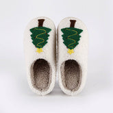 CHRISTMAS TREE WARMTH WINTER COTTON SLIPPERS_CWSHS0457