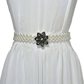 PEARL CRYSTAL ELASTIC SWEET WAIST CHAIN_CWABE0517