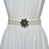 PEARL CRYSTAL ELASTIC SWEET WAIST CHAIN_CWABE0517