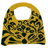 Women Fashion Pattern Knitted Design Tote Bag_Cwab0861