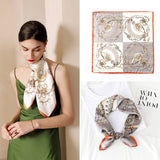 23 SILK FEELING SCARF SQUARE SATIN HEAD SCARF _CWASC0257