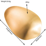 MINIMALIST METAL OVAL GEOMETRIC SPRING HAIR CLIP_CWAHA6183