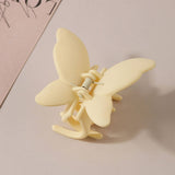 MATTE BUTTERFLY HAIR CLAW CLIP STRONG STYLISH_CWAHA0087