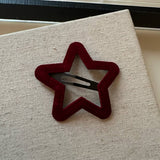 Velvet Triangle Hollow Bb Clip Chic Hairpin_Cwaha07970