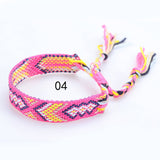 ETHNIC STYLE COLORFUL TASSEL WOVEN BRACELET_CWAJE0709