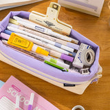 COLORBLOCK LARGE CAPACITY FOLDABLE PENCIL CASE_CWMM1980