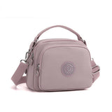 LIGHTWEIGHT NYLON SIMPLE SHOULDER MESSENGER BAG_CWAB3447