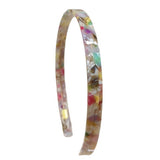 SIMPLE 1CM NARROW ACETATE HAIRBAND HAIRPIN_CWAHA4340