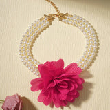 STYLISH AND ELEGANT PEARL BEADED PEARL NECKLACE_CWAJE1557