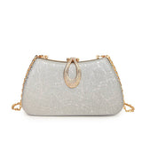 SHOULDER EVENING BAG CHAIN SQUARE BAG CLUTCH BAG_CWAB3253