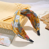 CROSS HEADBAND WIDE BRIM FABRIC HEADBAND_CWAHA1706