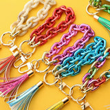 COLORFUL BRACELET BRIGHT COLOR KEYCHAIN_CWMM1333