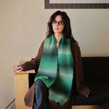 Unique Gradient Wool Blend Knit Scarf For Winter_Cwasc2318