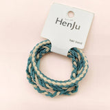 CANDY COLOR TWISTED HAIR TIES CUTE RUBBER BANDS CWAHA0339