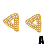 HEART SHAPED PEARL GOLD PLATED EARRINGS_CWAJE1035