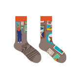 CASUAL ALL MATCH MID CALF SOCKS_CWMS1010