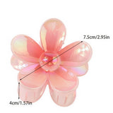 Cwaha1385_Sweet Colorful Flower Hair Claw Clip