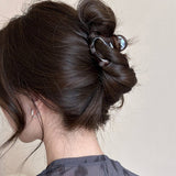 Tortoiseshell Large Hair Claw Elegant Look_Cwaha08194