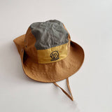 CARTOON CHILDRENS COLOR MATCHING FISHERMAN HAT_CWAH2868