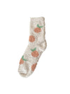 Thick Fruit Fleece Cozy Crew Socks_Cwms03225