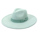 NEW AUTUMN AND WINTER BOW FASHION JAZZ HAT_CWAH1773