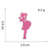 NEW PINK CARTOON EMBROIDERED CLOTH PATCH_CWMM4021