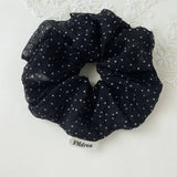 Vintage Polka Dot Large Hair Scrunchie_Cwaha07554