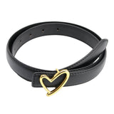 Versatile Heart-Shaped Buckle High-End Belt