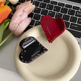 CRYSTAL HEART ACETATE HAIR CLAW LUX CHIC STYLE_CWAHA2640