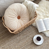 SOLID COLOR CIRCULAR PILLOW CUSHION_CWMM0852