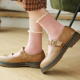 AUTUMN AND WINTER COLLEGE STYLE MID TUBE SOCKS_CWMS0980