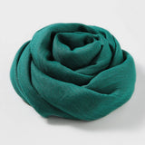 SOLID COLOR LONG LIGHTWEIGHT SCARF WRAP SHAWL_CWASC0204