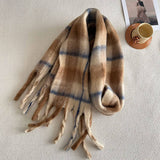 DESIGNER SOFT PLAID FAUX CASHMERE SCARF FOR WINTER_CWASC2326