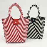 Women Knitted Striped Shoulder Handbag_Cwab1522