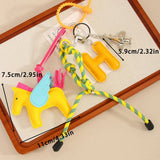 LEATHER PEGASUS PLANE LETTER BAG CHARM_CWMM7566