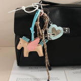 LEATHER PEGASUS PLANE LETTER BAG CHARM_CWMM7566