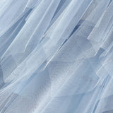 10 COLORS ELASTIC WAIST TIERED TULLE MESH SKIRT_CWBLS0396