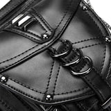 RETRO STEAMPUNK LEATHER MESSENGER BAG_CWAB0636