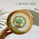 RATTAN SHELL SNACK FRUIT STORAGE BASKET_CWMM4493