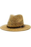 BLACK BELT CASUAL TRENDY WEAVE STRAW HAT_CWAH077 B20322